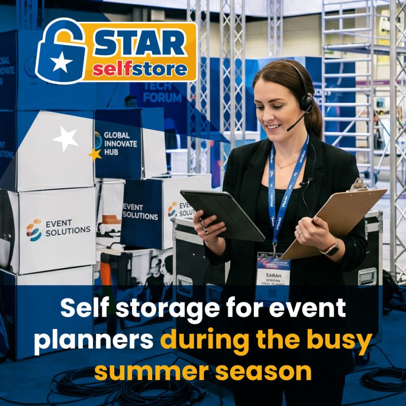 Self Storage For Event Planners During The Busy Summer Season