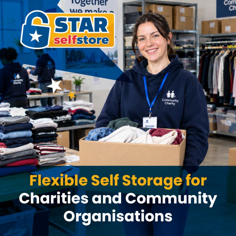Flexible Self Storage for Charities and Community Organisations in Grantham